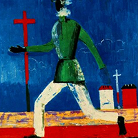 Malevich | Running Man Reproduction Malevich | Running Man Replica Painting
