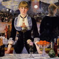 Manet | A Bar at the Folies-Bergeres Replica Painting