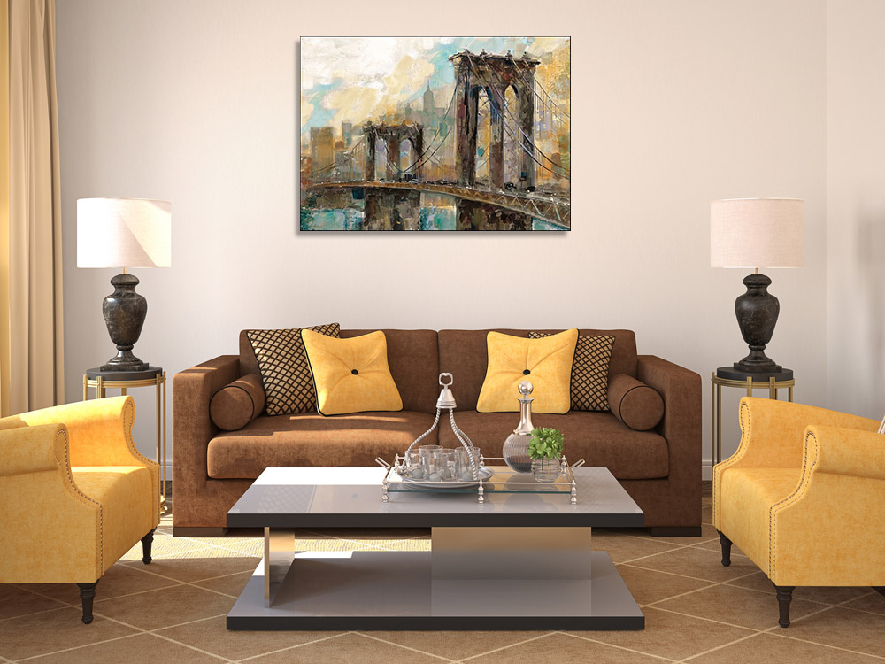 Art Canvas Print Manhattan New York