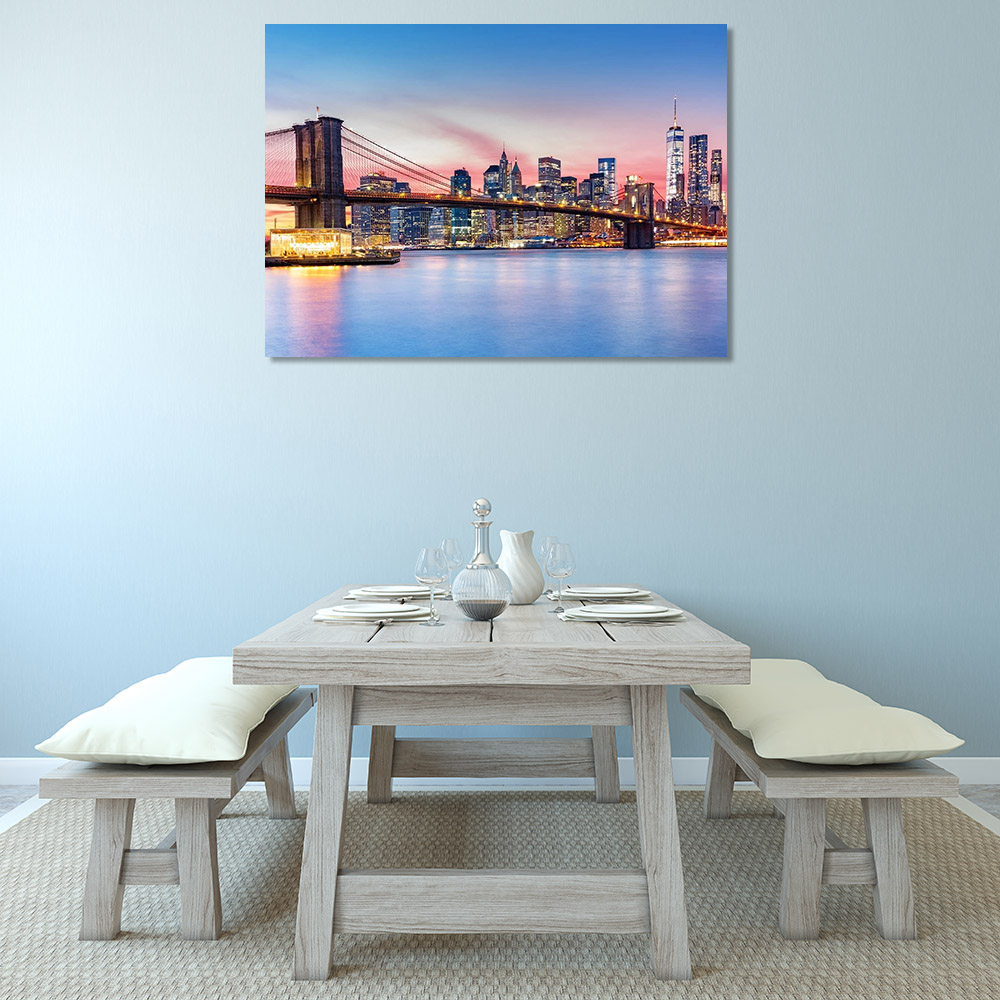 New York City Wall Canvas Print