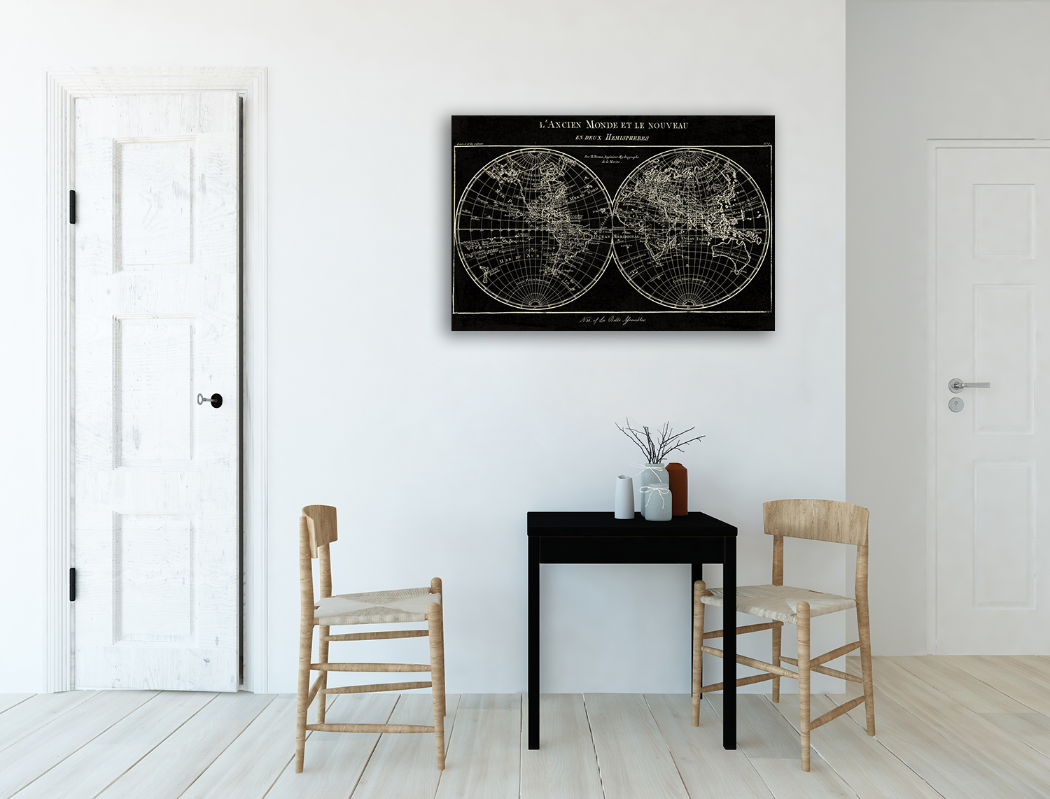 Black and White Canvas Print