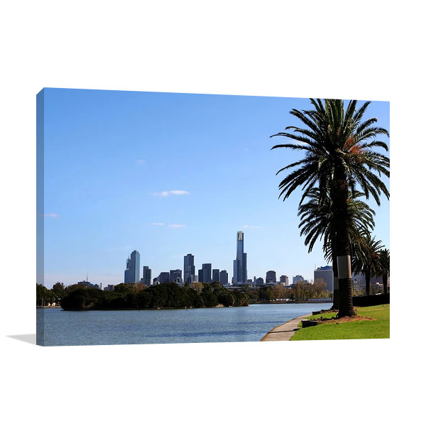 Melbourne Albert Park Lake Wall Print