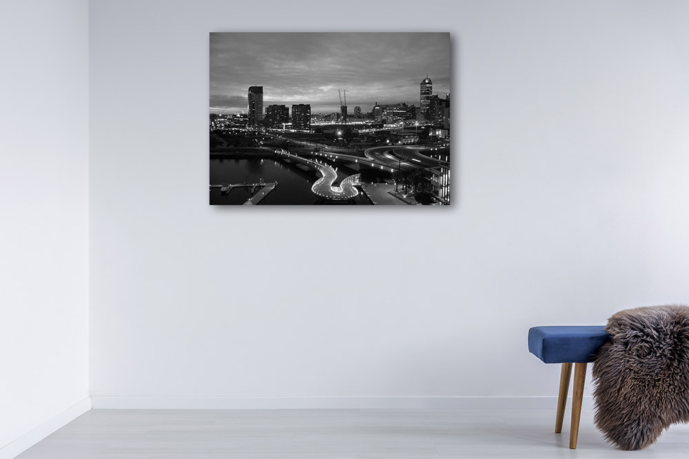 Melbourne Print | Black and White