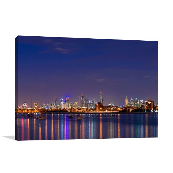 Melbourne City Skyscrapers Print on Canvas