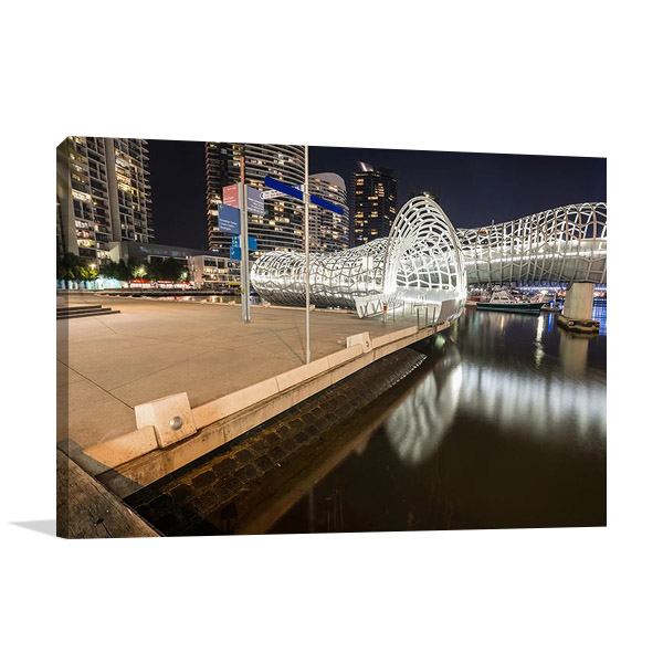 Australia Melbourne Webb Bridge Print