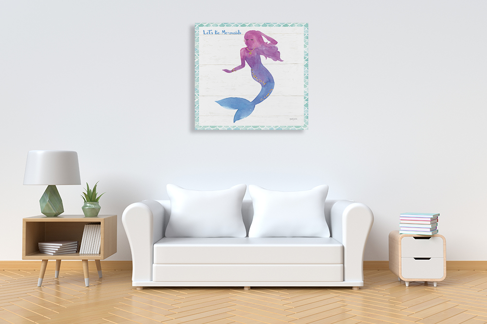Girl Kids Room Art Print on Canvas
