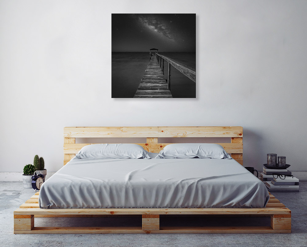 Black and White Canvas Print