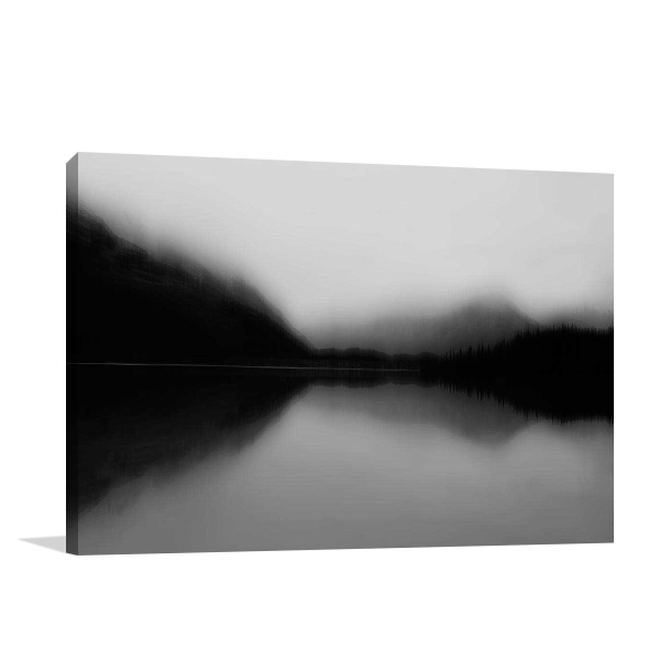 Mist on the Lake Wall Art Print