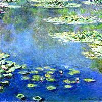 Monet | Blue Water Lilies Replica Painting