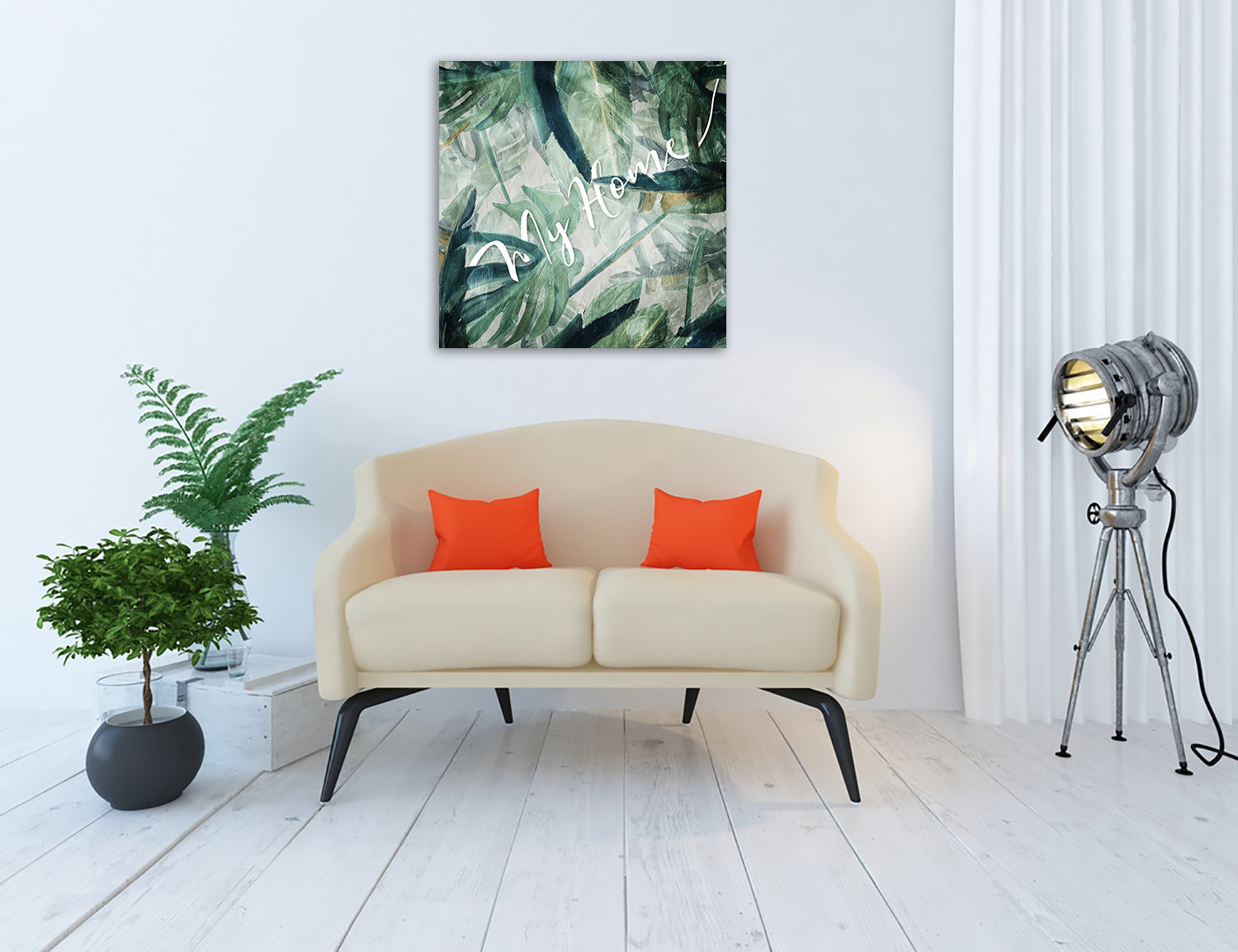 Tropical Canvas Wall Print