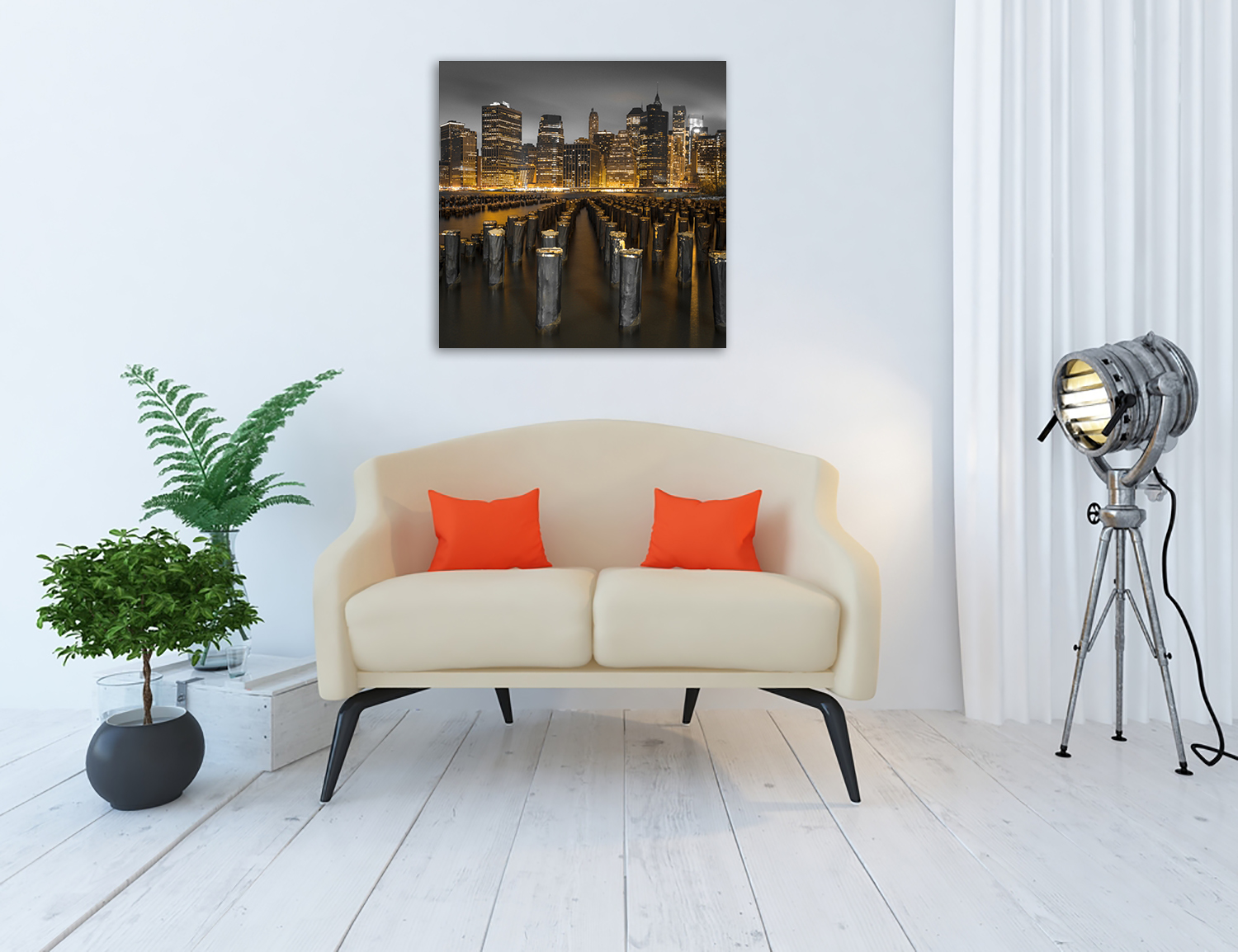 Night Photography Canvas Print