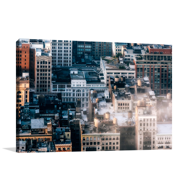 New York Rooftop Wall Art Print