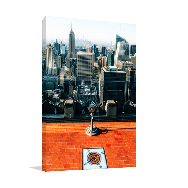 New York the View Wall Art Print