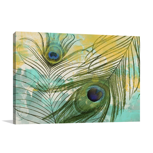 Painted Peacock Art Print | GI Artlab