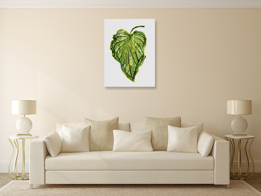 Tropical Palm Wall Print on Canvas