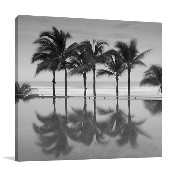 Palm Trees Serenity Wall Print