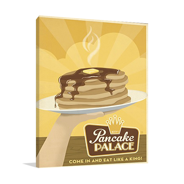 Pancake Palace Wall Art Print