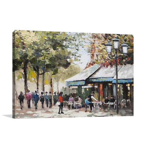 Paris Teal II Wall Print | E. Anthony Orme