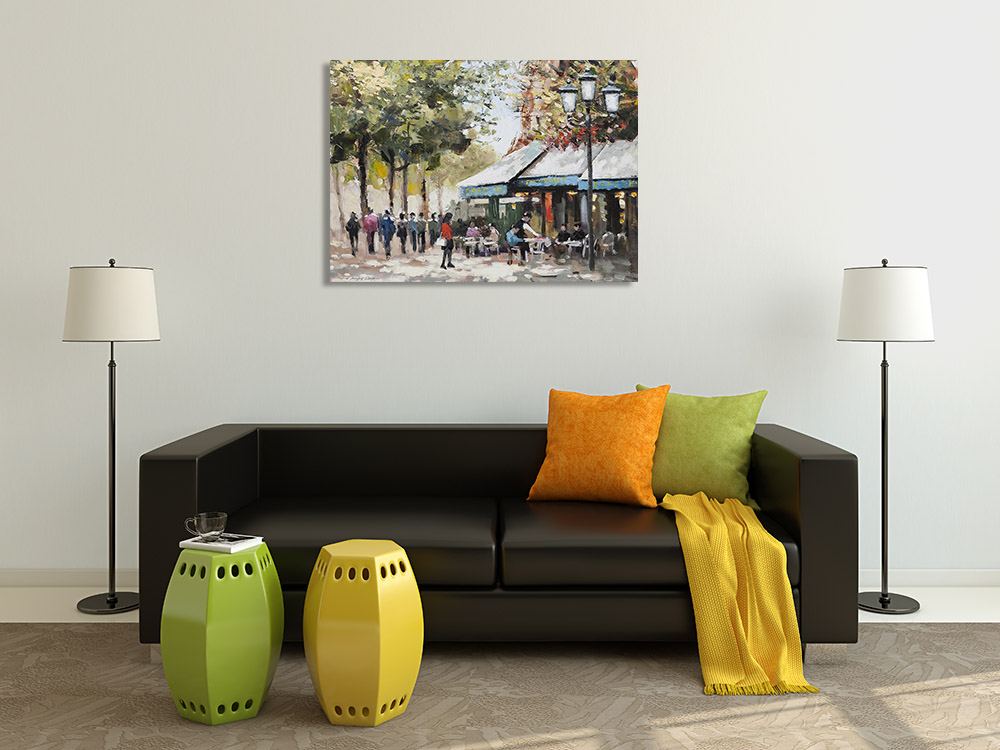 Paris France Wall Print Canvas