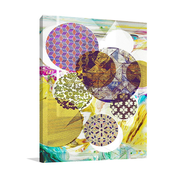 Patterned Circles IV Art Print | The Studio