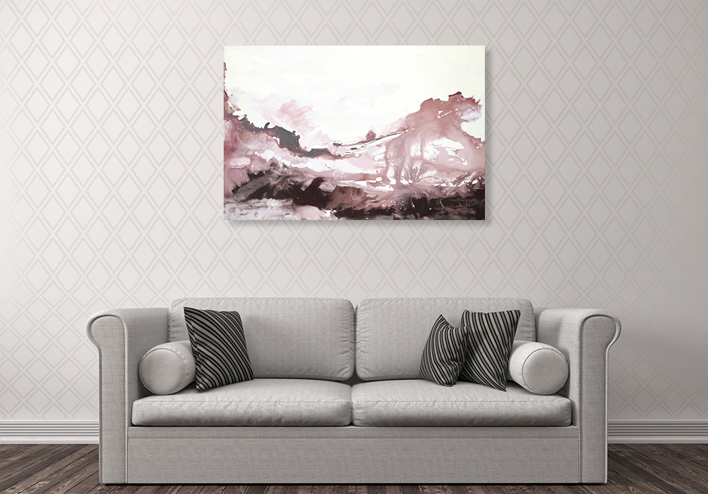 Living Room Abstract Wall Art Print