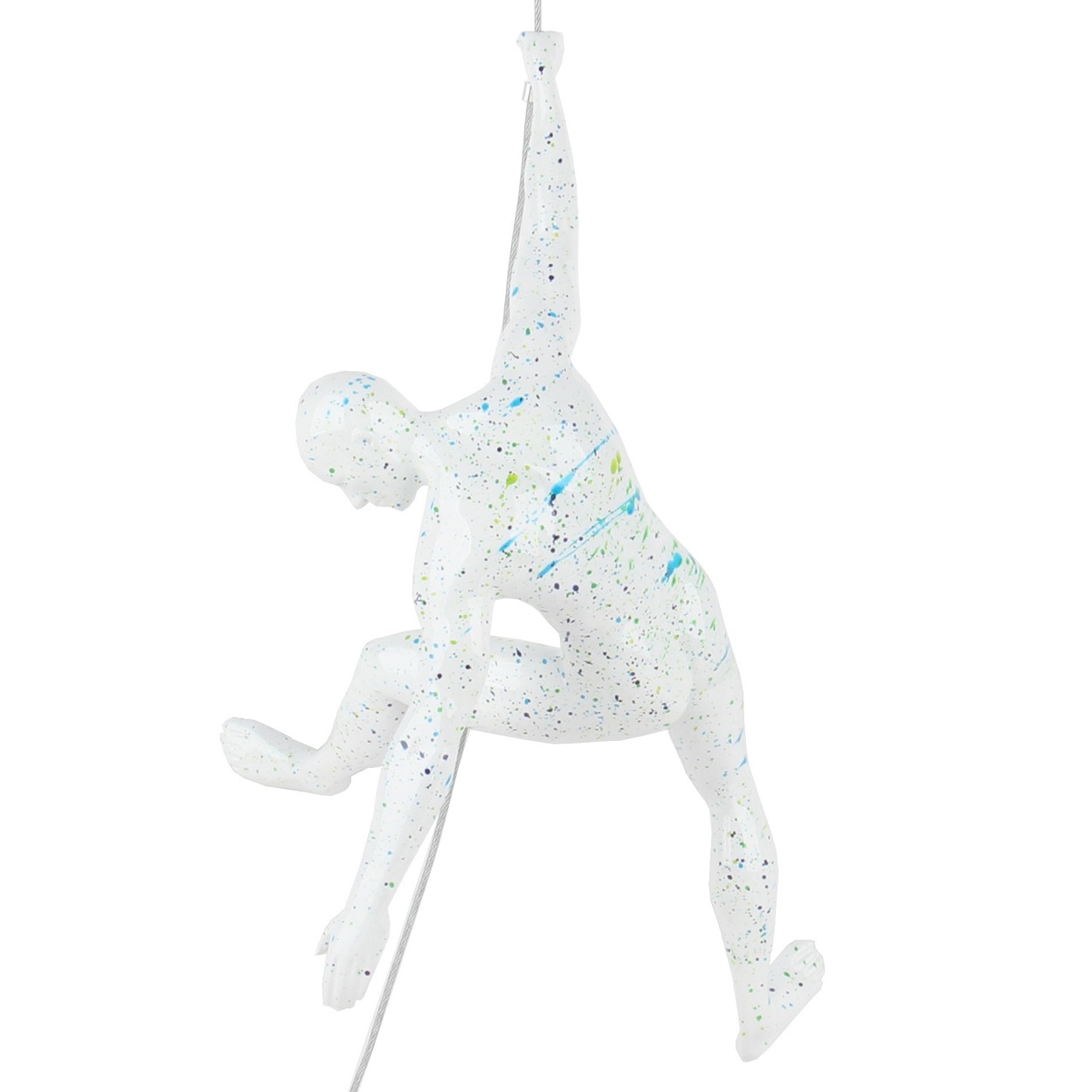 Poly Resin Climbing Man