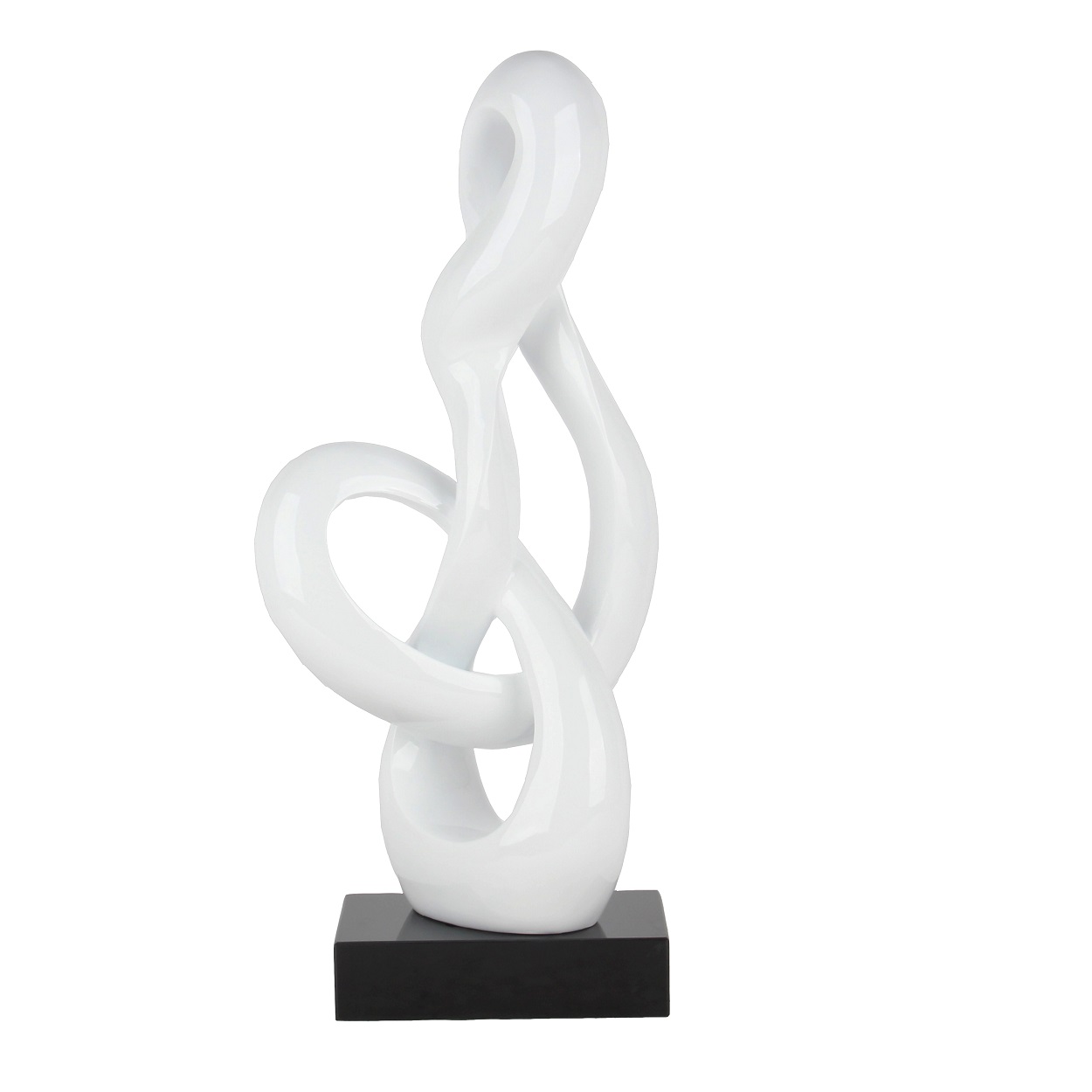 Poly Resin Orion Sculpture Small White