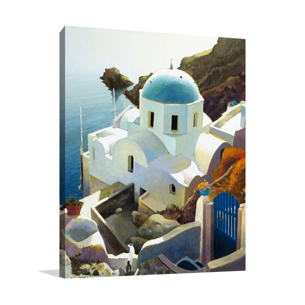 Postmark Santorini Wall Print