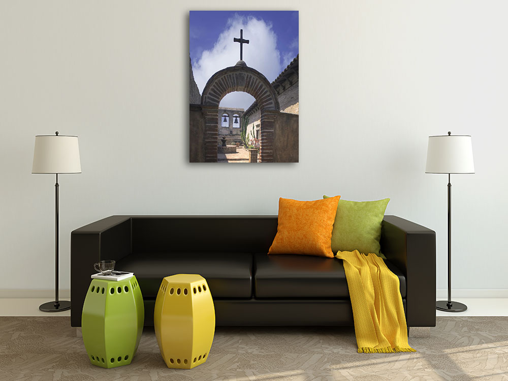 Priory Courtyard Wall Art print Hansen