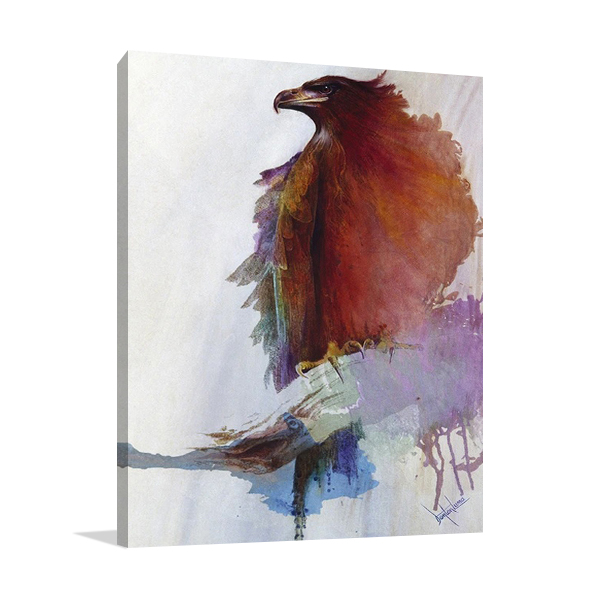 Rainbow Eagle Wall Art Print