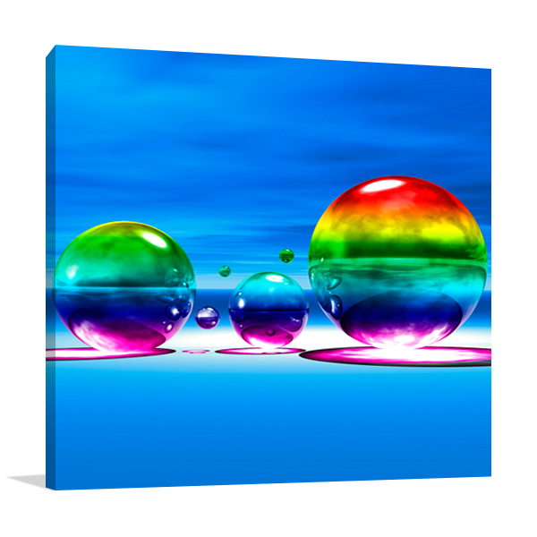 Rainbowl III Wall Art Print