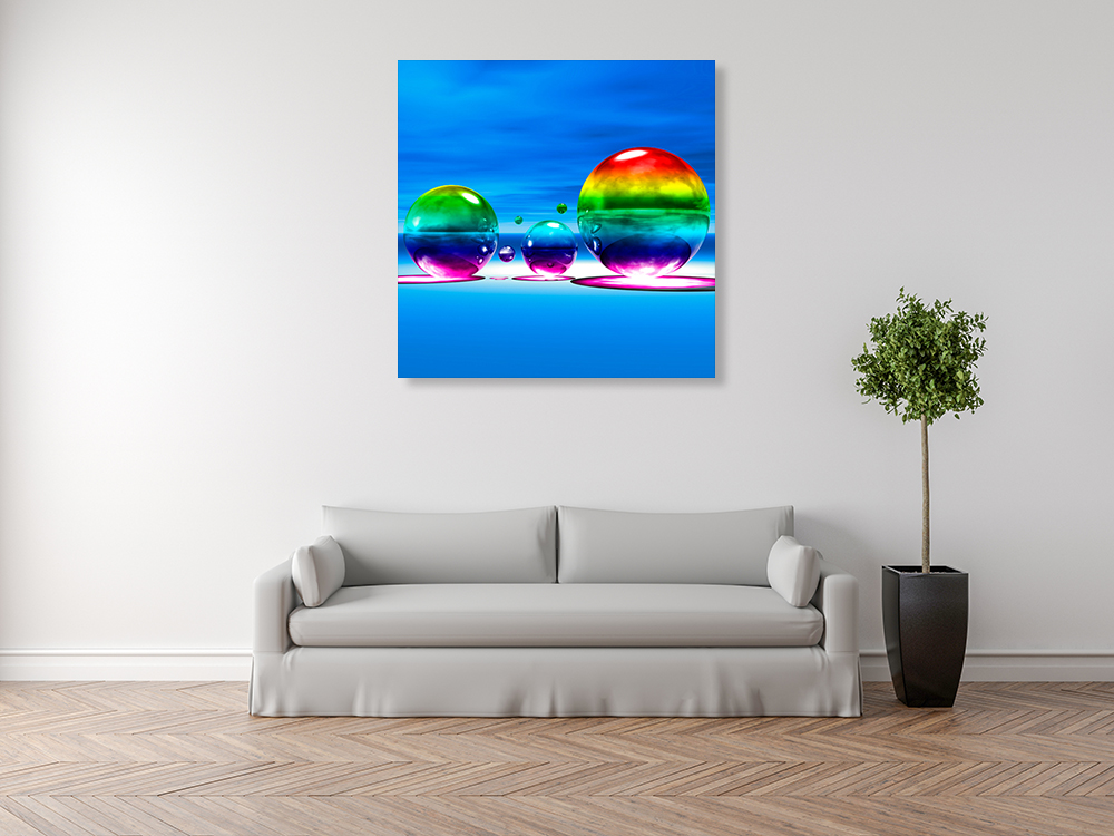 Multi Colors Wall Art Print