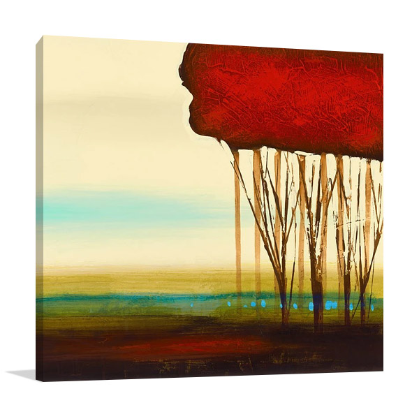 Red Solo II Canvas Print | Allen