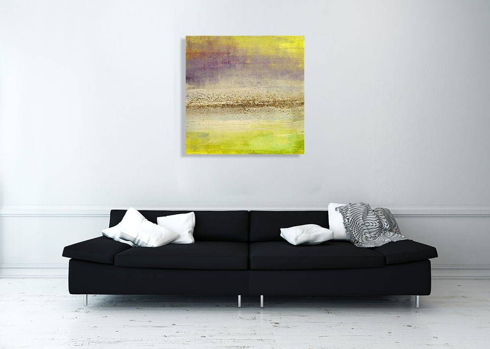 Refraction Horizon I | Abstract Print on Canvas