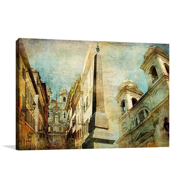 Rome Spanish Stairs Print Art