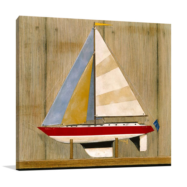 Sailboat I Wall Print | Hall R