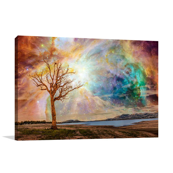 Shining Magical Sky | Canvas Wall Art