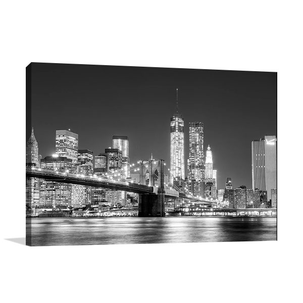 Skyline New York City Wall Canvas Print