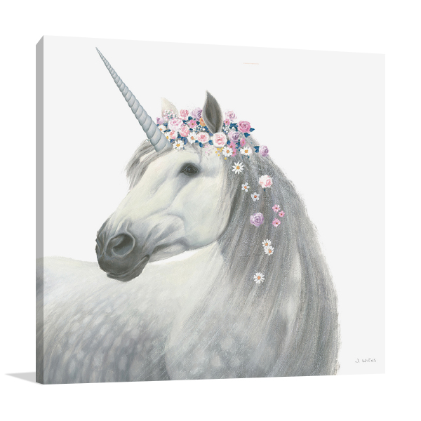 Spirit Unicorn II Wall Art Print