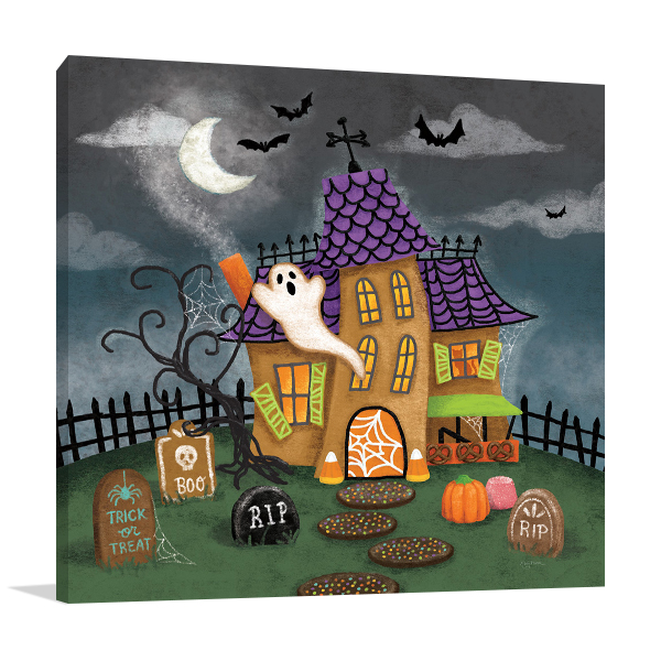 Spooky Shanty Wall Art Print