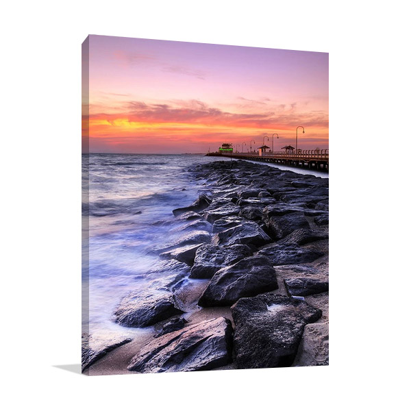 St Kilda Pier Australia Canvas Print