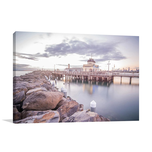 St Kilda Pier Melbourne | Wall Canvas Print