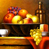 Hand Painted Still Life Art Oil Paintings on Canvas