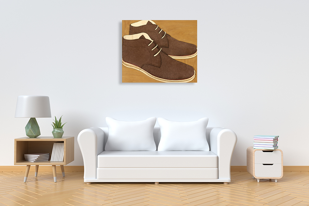 Brown Shoes Canvas Art