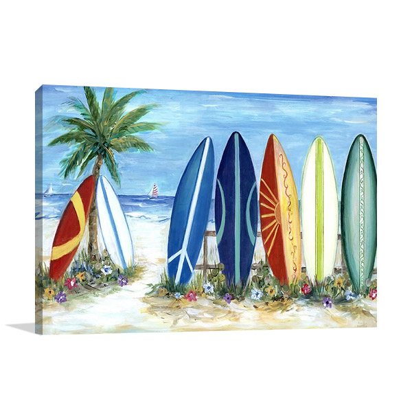 Surfing Wall Print | Marilyn Dunlap