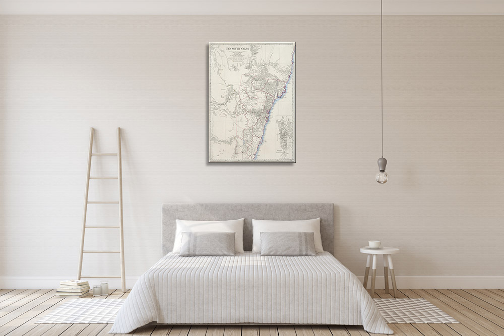 Map Canvas Art Print