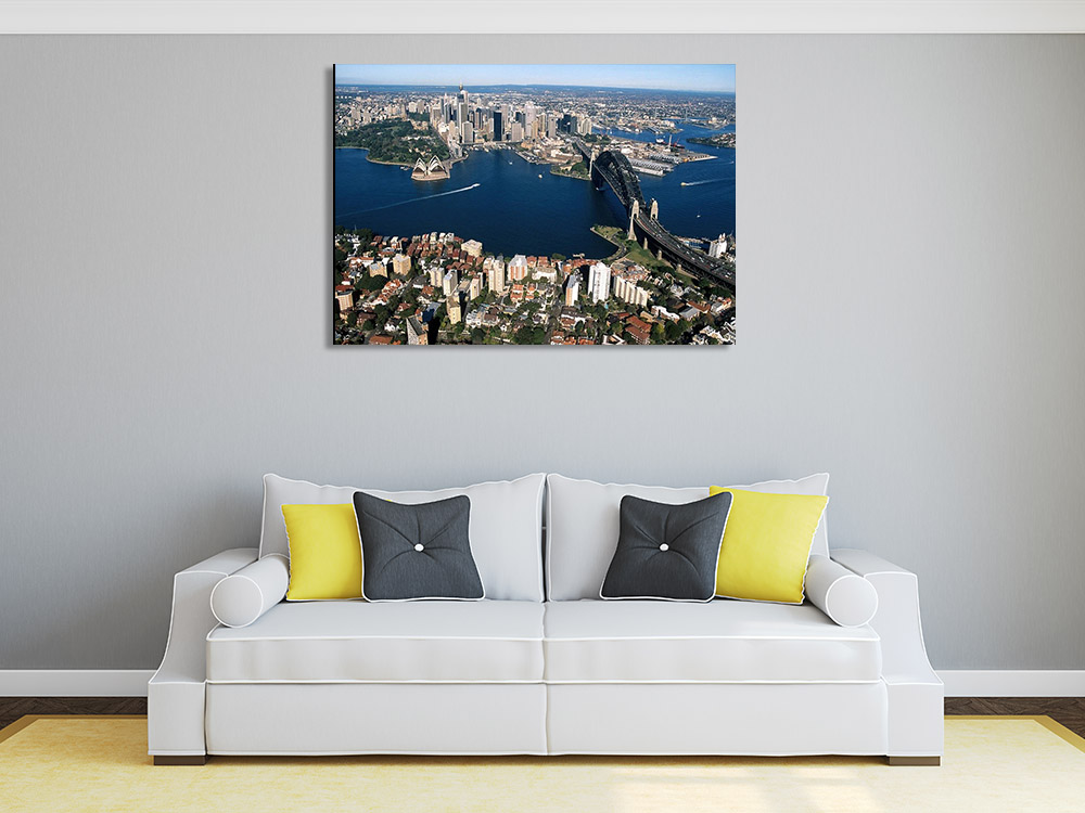 Aerial View Photography Canvas Print