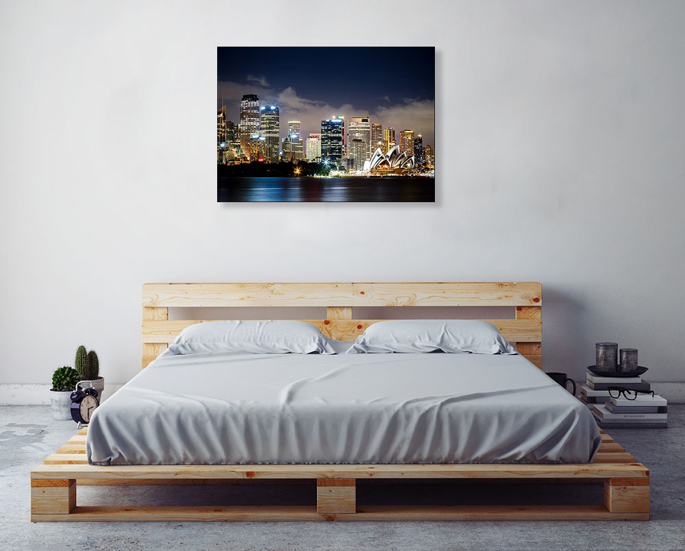 Sydney City Center Australia Wall Canvas Print
