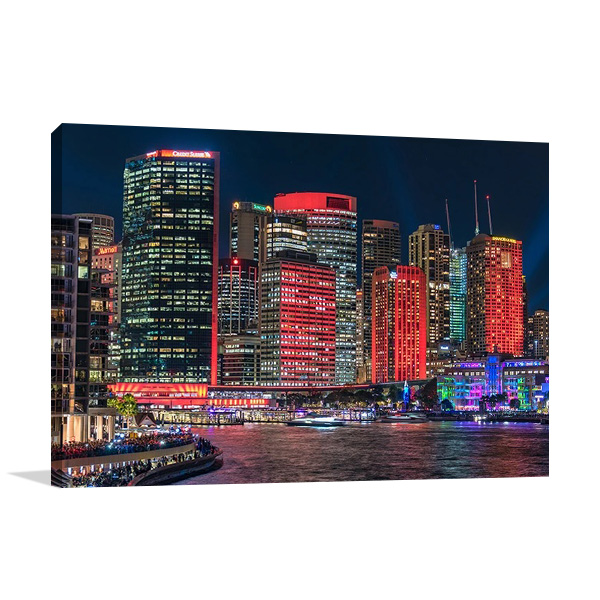 Sydney City Skyline | Canvas Wall Print