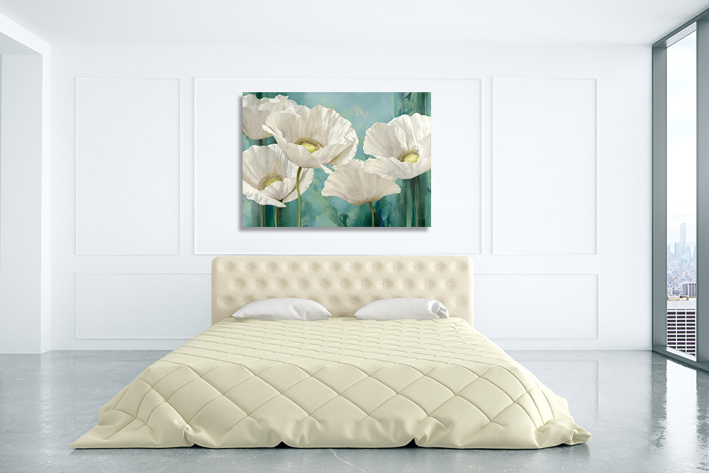 Landscape White Flower Wall Art Print